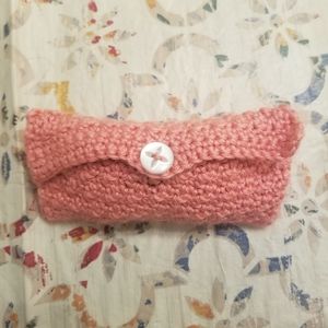 🧶 Knitted One of Kind Accessory Pouch